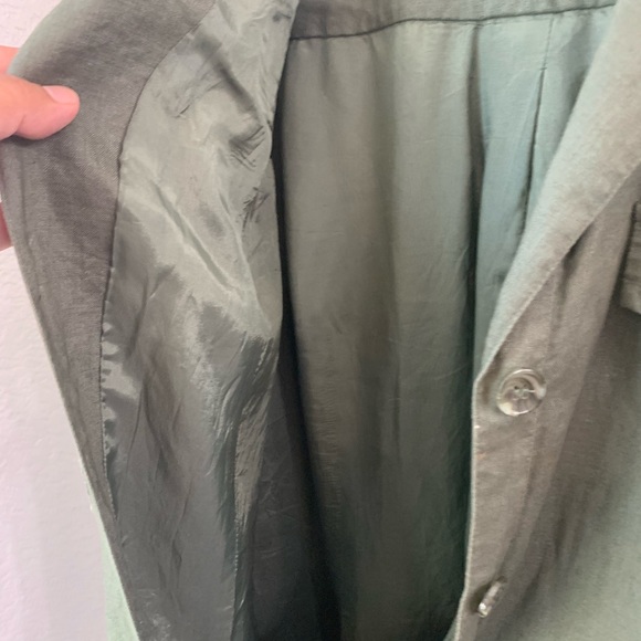 Address Maggy 100% linen dress in size 12, button down quarter sleeve - Picture 11 of 14